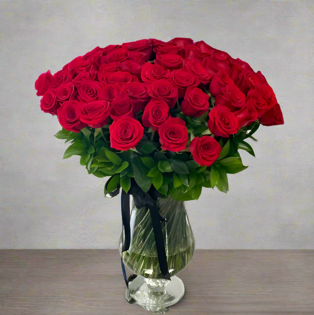 BP Signature Roses In A Vase