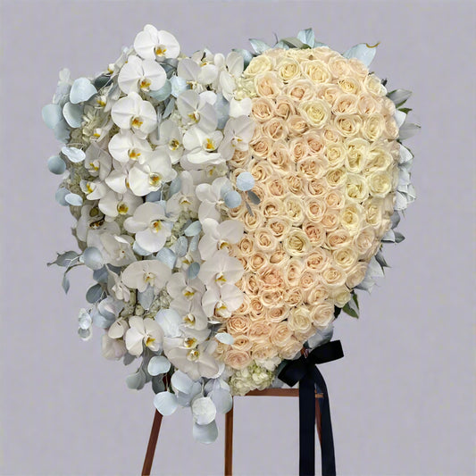 Heart and Orchids BP Sympathy