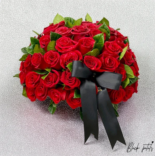 Classic Red Roses In A Vase