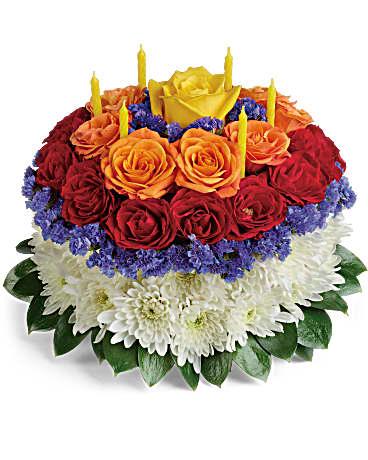 Granted Wishes Birthday Cake Bouquet